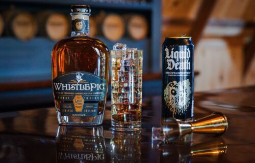 Liquid Death and WhistlePig made a new whiskey aged in a casket.