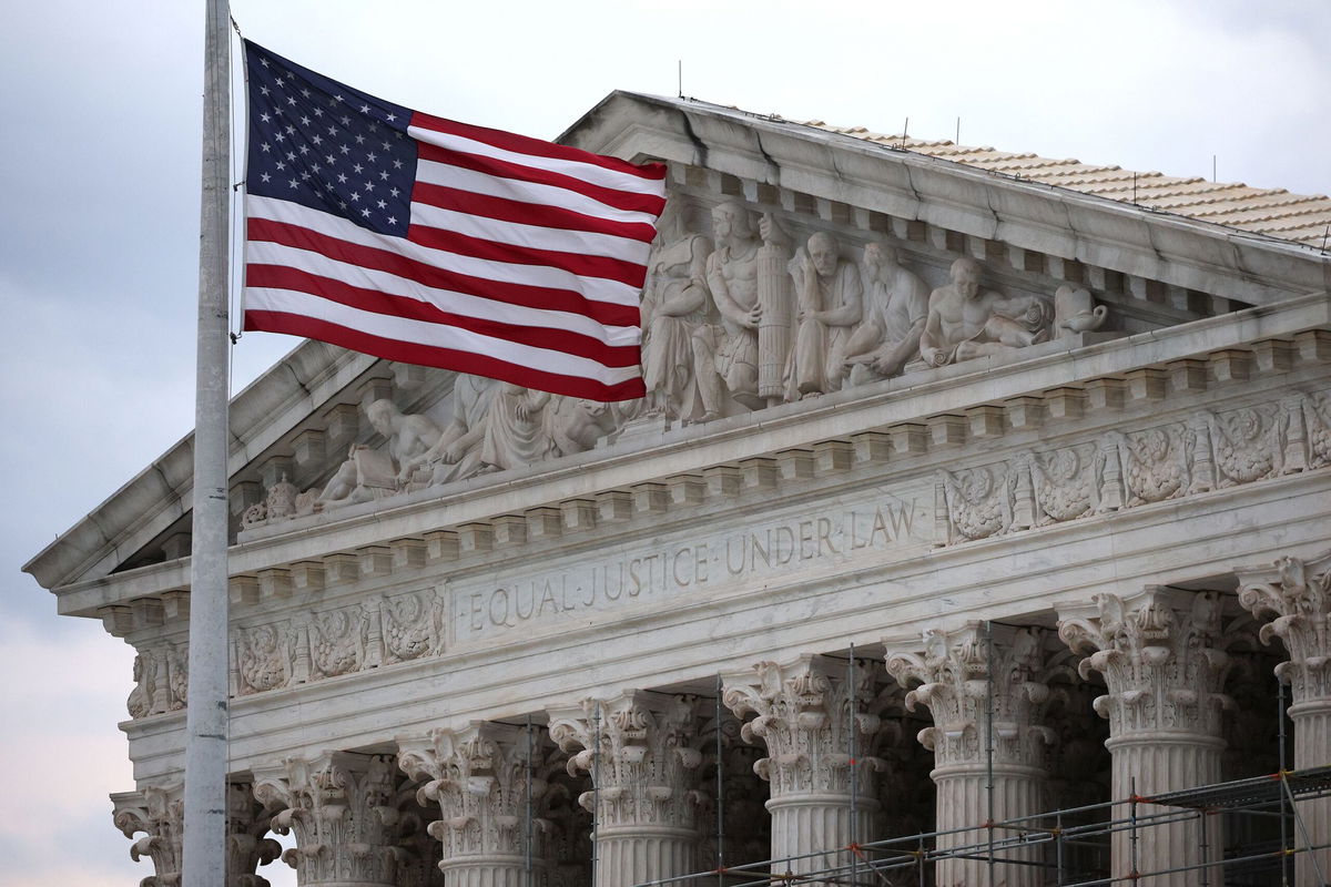 <i>Win McNamee/Getty Images via CNN Newsource</i><br/>The U.S. Supreme Court is shown March 17