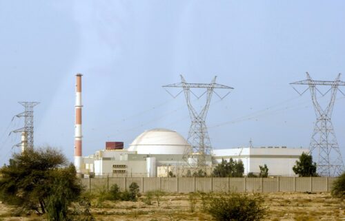 The reactor at the nuclear power plant in Bushehr