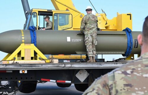 In this photo released by the US Air Force on May 2