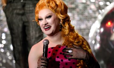 Cole Escola appears during a Broadway performance of "Oh