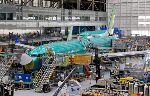 Boeing 737 MAX aircraft are assembled at the company’s plant in Renton