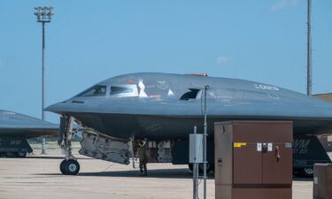An Air Force B-2 Spirit stealth bomber returns from the US attack on Iran's nuclear facilities to Whiteman Air Force Base in Missouri.