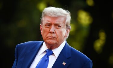 Donald Trump is seen at the 76th NATO Summit In The Hague.