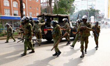 Police dispersed peaceful protesters in Kenya's capital of Nairobi on Wednesday.
