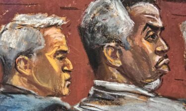 Combs listens to the cross-examination of Casandra "Cassie" Ventura on May 15.