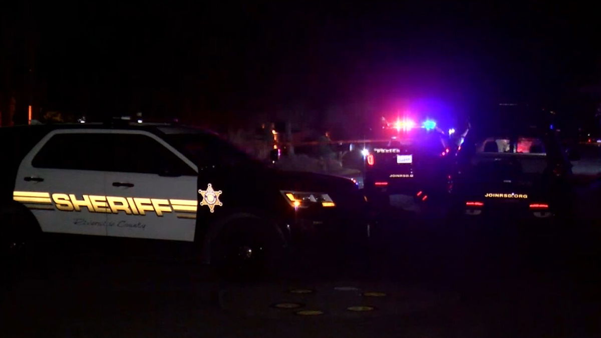 Deputies at the scene of the shooting (10/26/19)