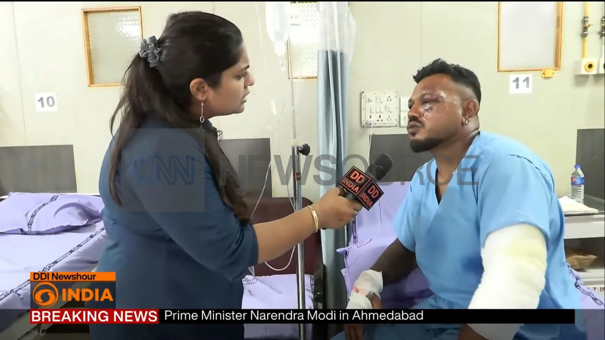 <i>TV Doordarshan via CNN Newsource</i><br/>A British national of Indian origin