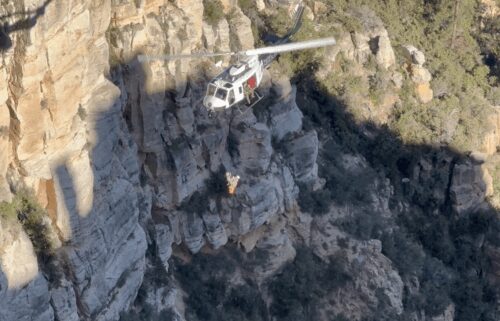 A woman has been rescued after being missing for three days while camping near the Edge of the World.