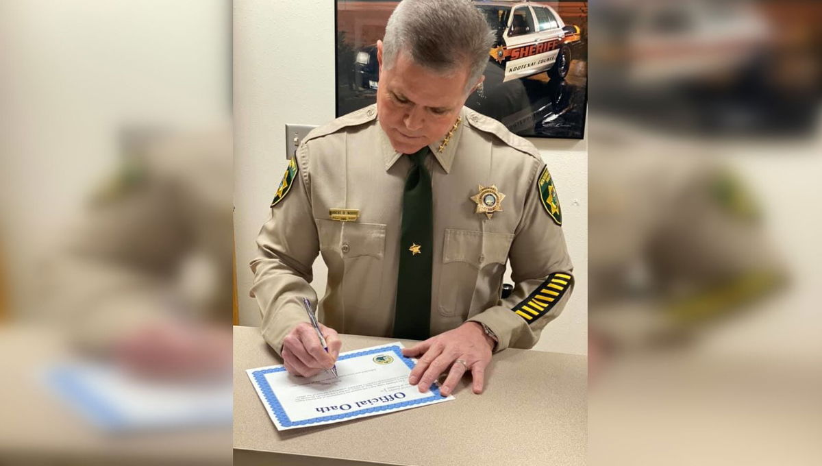 <i>Kootenai County Sheriff’s Office/KXLY via CNN Newsource</i><br/>A judge dropped a defamation lawsuit against Kootenai County Sheriff Robert