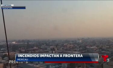 Incendio forestal en Tecate sin controlarse