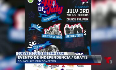 Evento de Independencia este 3 de Julio en Somerton