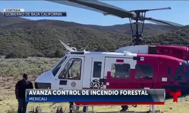 Incendio forestal en Tecate es controlado en un 90%