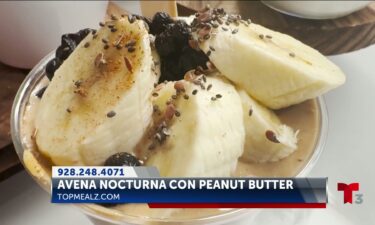 Receta de Avena Nocturna con Crema de Cacahuate con Chef Lucy