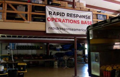Omaha Rapid Response President Ken Gruber said volunteers will have a shower trailer they received from a donor.