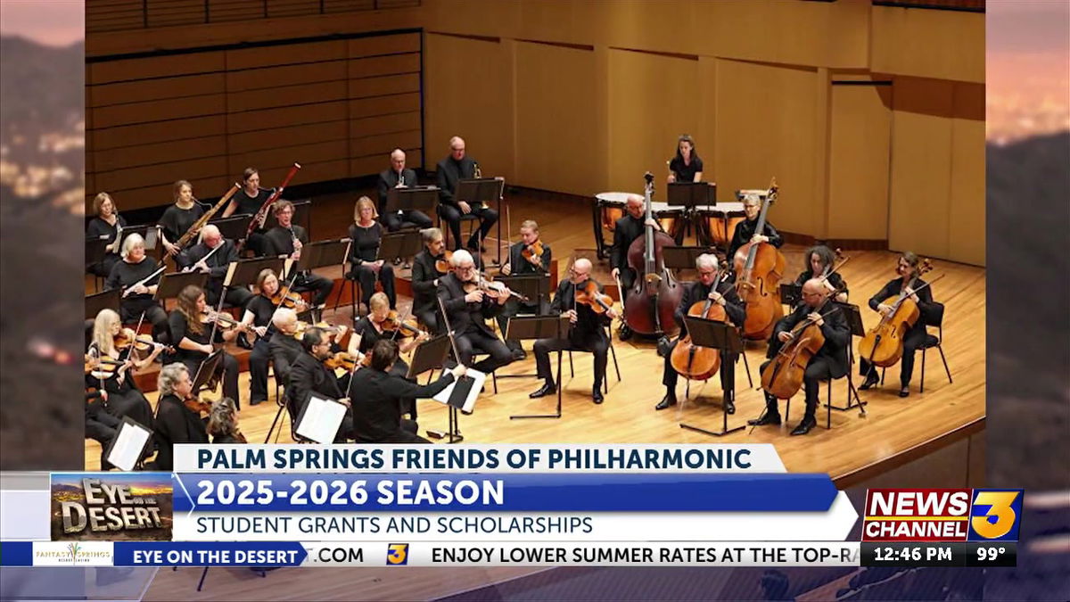 Palm Springs Friends of the Philharmonic 20252026 season KESQ