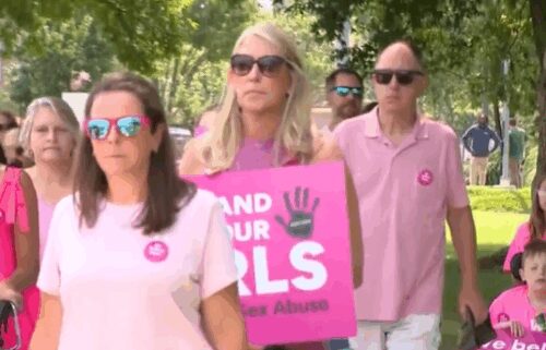 A group launched a petition drive over concerns of an Anne Arundel County teacher who was found not guilty of inappropriately touching girls in his class.