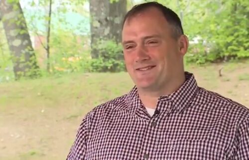 Jonathan Brown of Windham is a sergeant with Maine's National Guard. He connected with Brittany online when she posted looking for help to make this party special.