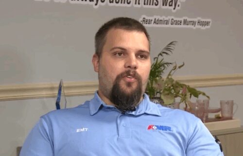 William Shock is an EMT with American Medical Response (AMR) and recently returned to Palm Beach County after completing a two-month humanitarian mission in Ukraine.