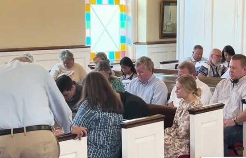 The Centreville Presbyterian Church opened its doors to comfort the community rattled by the shocking accusations. The Bibb County Sheriff's Office said ten children were abused for nearly two years in an underground storm shelter in Brent.