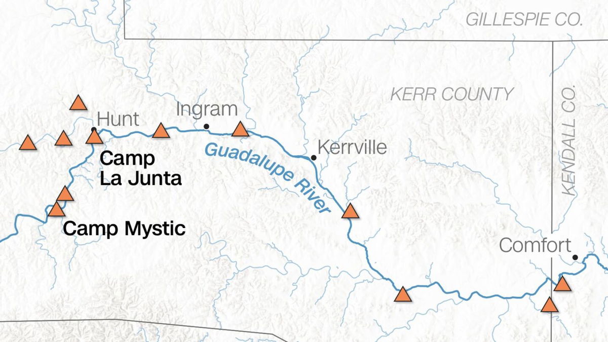 <i>CNN via CNN Newsource</i><br/>The search for missing bodies continues along Texas’ Guadalupe River after catastrophic and deadly flooding killed at least 104 people following a torrential downpour Thursday evening into early Friday.