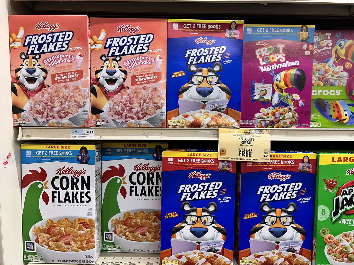 <i>Lindsey Nicholson/UCG/Universal Images Group/Getty Images via CNN Newsource</i><br/>Kellogg's cereals in Queens