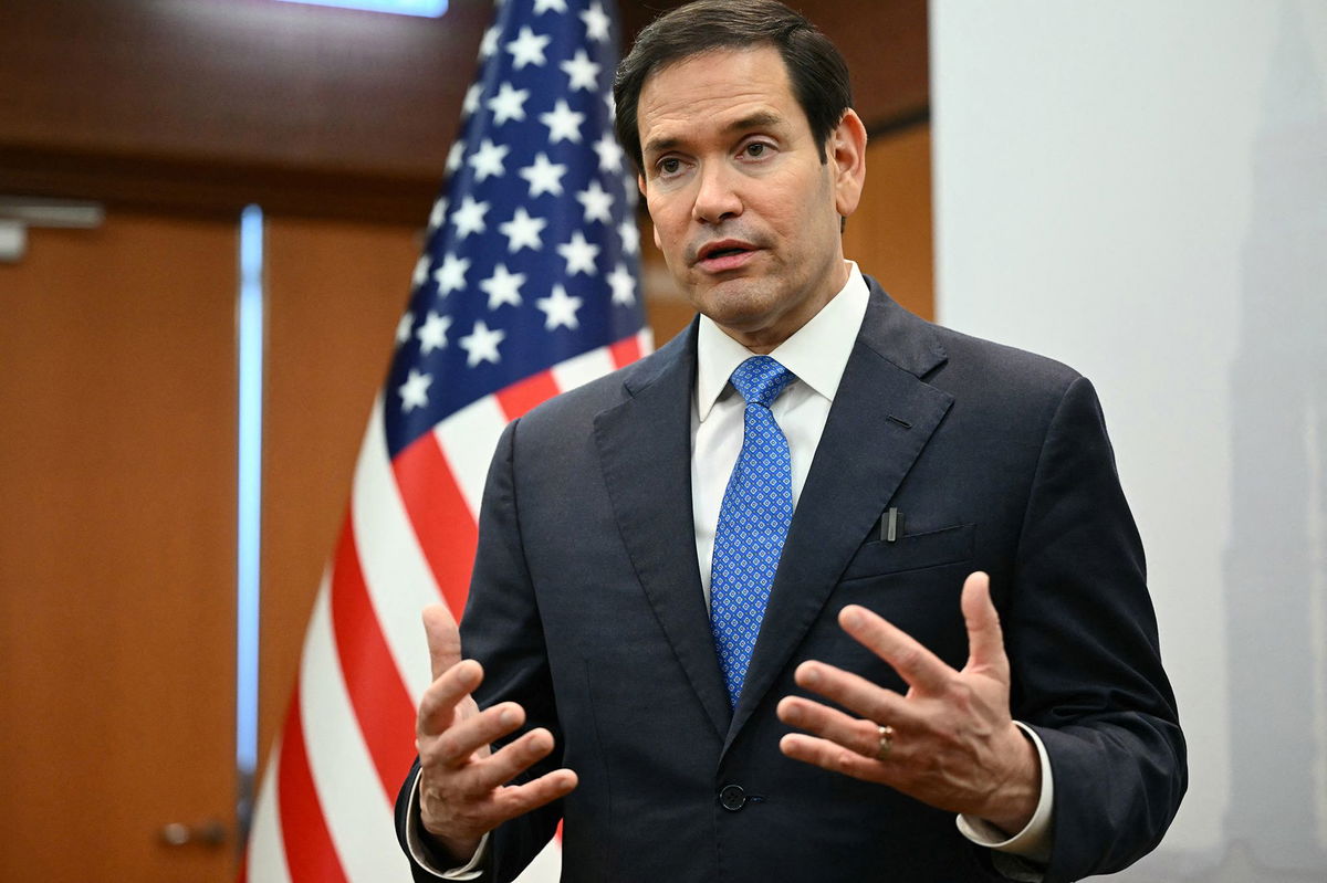 <i>Mandel Ngan/Reuters via CNN Newsource</i><br/>Secretary of State Marco Rubio gives a media briefing during the ASEAN Foreign Ministers' Meeting in Kuala Lumpur