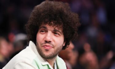 Record producer Benny Blanco attends an NBA basketball game between the New York Knicks and the Miami Heat in March in New York.