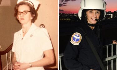 Jackie Desmond (fourth from left) joined the Nurses' Health Study in 1978 at age 21.