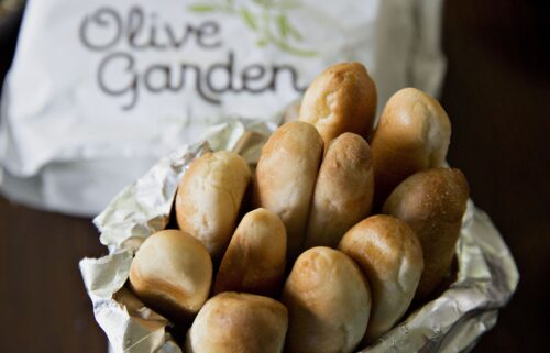 Pictured is an Olive Garden restaurant in Fremont