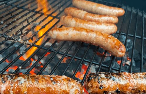Florence suggests using a cast iron skillet or plancha to grill meats and vegetables.