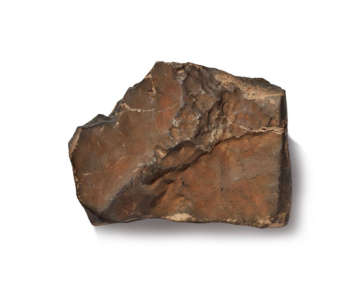 <i>Sotheby's via CNN Newsource</i><br/>The NWA 16788 meteorite is pictured. It's the largest known piece of Mars on Earth