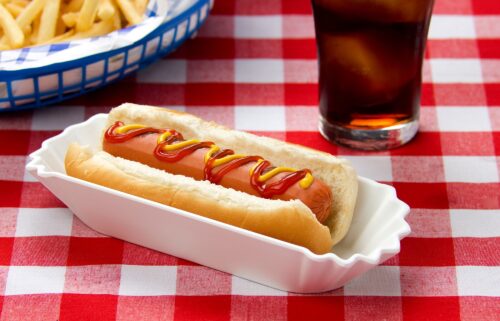 The equivalent of one medium-size hot dog was associated with an increased risk of colorectal cancer and type 2 diabetes in a new study.