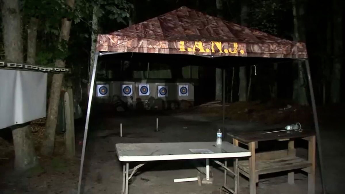 <i>WABC via CNN Newsource</i><br/>A 61-year-old died in a lightning strike at Black Knight Bowbenders archery club in Jackson