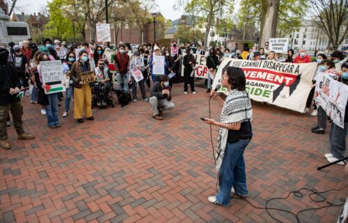Anti-Israel speech from lawful non-citizen likely protected by First Amendment