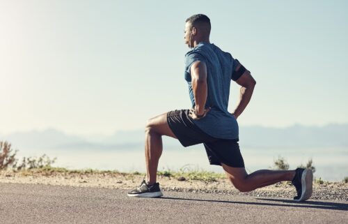 Step-back lunges can help prepare your glutes