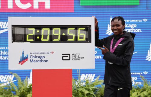 Ruth Chepngetich set a new marathon world record in October 2024.