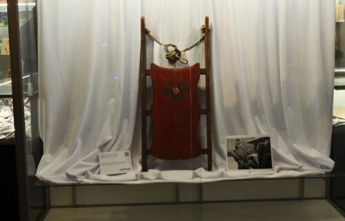 "Rosebud" is a prop sled from the movie "Citizen Kane."