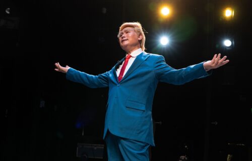 Spectators enjoy a good laugh at ‘Trump