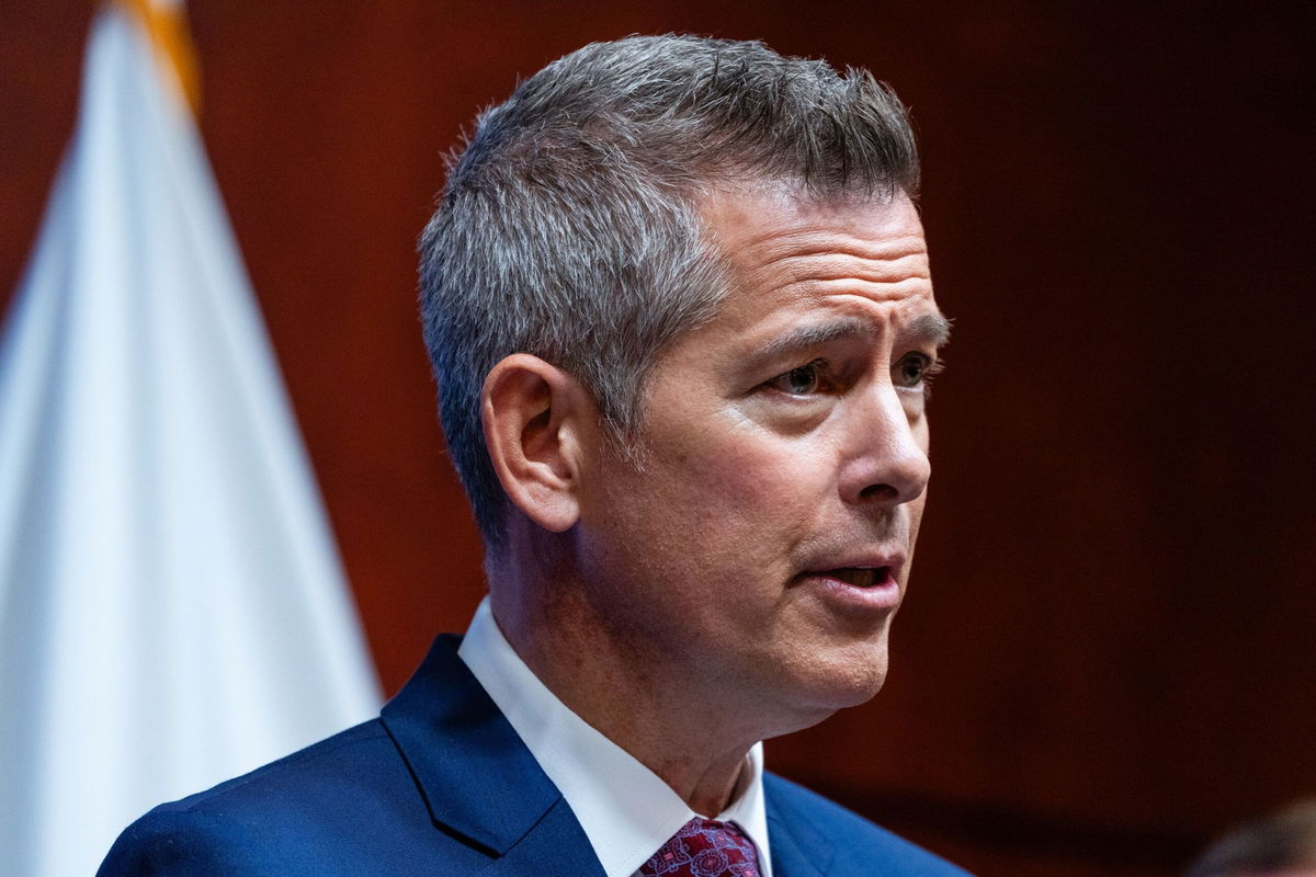 <i>Eric Lee/Bloomberg/Getty Images via CNN Newsource</i><br/>Transportation Secretary