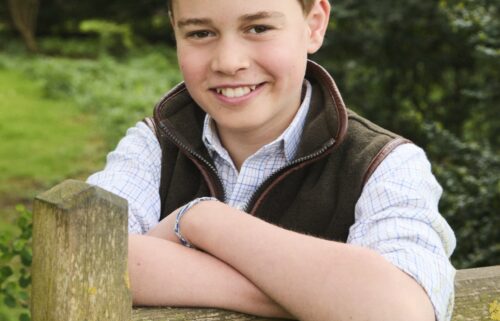 The new picture was posted by Prince George's proud parents on their official social media platforms.