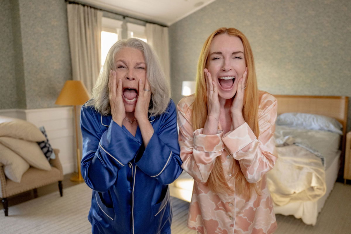 <i>Disney via CNN Newsource</i><br/>Jamie Lee Curtis and Lindsay Lohan star in 