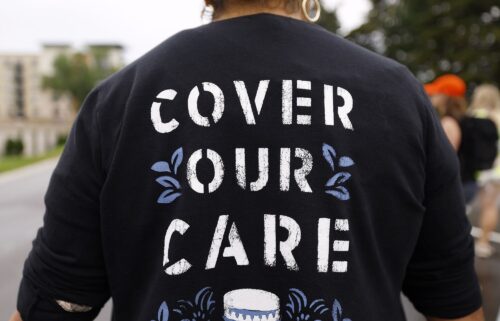 Health care advocates protesting care denials at UnitedHealthcare on July 15