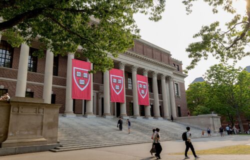 The Widener Library on the Harvard Campus is pictured on June 4. The Trump administration is still optimistic about the possibility of reaching a deal with Harvard University after it announced a $200 million settlement with Columbia University on July 23.