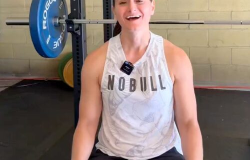 This still from video shows Colin Allred