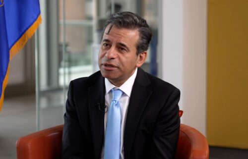 FDA Commissioner Dr. Marty Makary speaks to CNN's Sarah Owermohle during an interview.