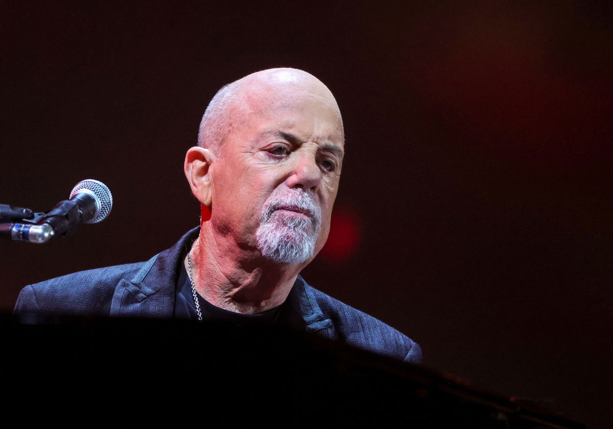 <i>Ethan Miller/Getty Images via CNN Newsource</i><br/>Billy Joel performs at Allegiant Stadium on November 9