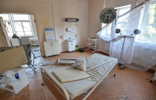 A hospital in Kamianske was hit by a Russian missile on July 29.