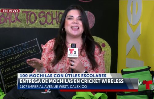 Cricket Wireless Calexico y Telemundo 3 donaron más de 100 Mochilas