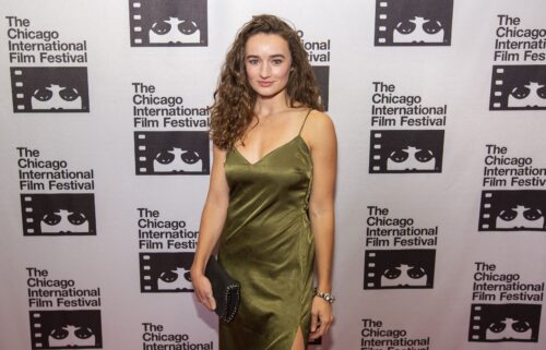 Actress Kelley Mack on the red carper for "Broadcast Signal Intrusion" during the 57th Chicago International Film Festival at the AMC River East Theater on October 14